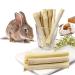 Rabbit Chew Toys, Rabbit Treats Made from Natural Sweet Bamboo, Keep Clean Teeth and Healthy Gums, Bunny chew Toys for Rabbits, Hamsters, Chinchillas, Guinea Pigs, Bunny, Squirrels ect 5.29 Ounce (Pack of 1)