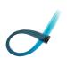 Rainbow Clip-In Hair Extensions - 10 PCS Colorful Strands | Smooth Black & Blue - 80g - Buy Online on GoSupps.com
