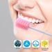 100 Pcs Disposable Mouth Swabs Sponge - Unflavored & Sterile Oral Care Swabs - Pink Tooth Shape - Buy Online on GoSupps.com