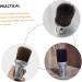 Ipetboom Body Powder Brush Dust Collector for Home Makeup Brush Shampoo Barber Cleaning Brush Hair Salon Shave Brush Broken Hair Remove Brush Duster Loose Powder Fiber Neck Man 13.5x6cm Silver - Buy Online on GoSupps.com