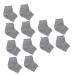 minkissy 6 Pairs Rough Calluses Socks Gel Spa Socks Mens Sock Heel Protector Socks Women Socks Toeless Spa Socks Heel Sleeves Socks for Men Gel Socks Men and Women Casual Socks Breathable