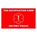 TSA Notification Card for Ostomy/Colostomy Pouch - Wallet Size | International Shipping Available - Buy Online on GoSupps.com