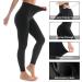 Hmuuo 3 Pack Women's Butt Lift High Waisted Yoga Pants - Set of 3 Black Leggings | Tummy Control, No See-Through, Workout Running Leggings for a Perfect Fit - Buy Online on GoSupps.com