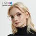 Buy Firmoo Blue Light Blocking Glasses for Men & Women - Oversized Round Clear Computer Glasses to Reduce Eye Strain & Anti-Glare Protection - Buy Online on GoSupps.com