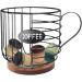 Coffee pod holder coffee capsule organizer made of iron for coffee counter coffee shop coffee coffee bar coffee shop - Buy Online on GoSupps.com