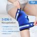 Buy Hilph Big Knee Cooling Cuff & Ovid Cooling Pad - Best Knee Cooling Compress for Swelling & Recovery | Perfect for Knee Replacement - Blue - Buy Online on GoSupps.com