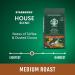 Starbucks House Blend Medium Roast Ground Coffee 340g Bag (Pack of 6) - Buy Online on GoSupps.com