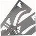 FOMIYES 4 Pcs Eyebrow Ruler Ink Stamps Eyebrow Shaping Stencil Tool Fake Brow Shaping Ruler Labeling Balance - Buy Online on GoSupps.com