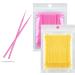200 pieces disposable micro brushes eyelash brush micro sticks micro brushes eyelash extension for eyelash extension