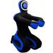 MMA Dummy Judo Punching Unfilled Bag - Sitting Position Hands on Front Grappling Dummy Black Blue 70"