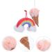 Buy 2pcs Rainbow Bath Sponges - Exfoliating Mesh Pouf Shower Balls for a Luxurious Bath Experience | Bath Accessories & Loofah Scrubber - Buy Online on GoSupps.com