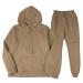 Hanxiulin training suit for men jogging suit sports suit cotton training suits men jogging pants made of cotton sports clothing fitness sport joggen khaki XL