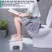 Squatting Toilet Stool 7'' for Adults - Modern Fashion Kitten Style, Anti-Slip Design - Buy Online on GoSupps.com