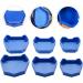 iplusmile 6pcs Silicone Mouthpieces - Dental Lab Model Ex Base Material Fingerprint Mold in Blue | International Shipping Available - Buy Online on GoSupps.com