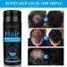 Solotree Hair Building Fibers Hair Fibres Black Hair Loss Concealer Fiber Hair Thickening Fiber Hair Fibers for Men and Women (Black) - Buy Online on GoSupps.com