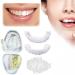 Brigtviee artificial teeth veneers above and below cosmetic veneers teeth immediately veneer dentures tooth whitening temporary prostheses teeth for men and women perfect smile 1 pairs