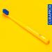Curaprox Toothbrush CS 5460 Ultra Soft - Eco-Friendly Manual Toothbrush for Adults with 5460 CUREN Bristles - Yellow-Blue - Buy Online on GoSupps.com