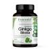 EMERALD LABS Ginkgo Biloba Extract - Brain Health Supplement - Offers Antioxidant & Energy Support - 60 Vegetable Capsules (30-Day Supply)