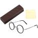 Pongnas Unisex Retro Round Reading Glasses - Stylish 150-Degree Magnifying Specs for Men & Women - 45mm Width - Buy Online on GoSupps.com