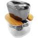 Bamboo Shaver Rinse Stand for AidallsWellup AW 6D Head Shavers - Eco-Friendly & Durable | International Shipping Available - Buy Online on GoSupps.com