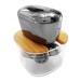 FitSand Bamboo Shaver Rinse Stand for Skull Shaver Pitbull Gold Pro - Ideal for Electric Bald Head & Face Wet/Dry Shaving - Buy Online on GoSupps.com