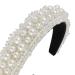 ACO-UINT White Faux Pearl Headband for Women - Bridal Hair Accessories for Wedding & Parties - Buy Online on GoSupps.com