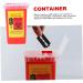 Angoily 5-Set Hairdressing Storage Containers - Automatic Trash Can for Shaving | Red Razor Case for Salons & Home Use - Buy Online on GoSupps.com