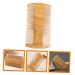 Angoily 4-Piece Sandalwood Beard Comb Set - Premium Beard Care Tools for Men - Buy Online on GoSupps.com