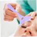 NOLITOY Eyeliner Stencils Eyeliner Stamp Silicone Molds Eyelash Spoolies Eyeliner Guide Tool Multifunction Protective Pad 12.00X6.00X0.50CM Purple - Buy Online on GoSupps.com