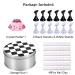 Kalolary Nail Art Holder Stand with 48pcs Clay Magnetic Tips Holders - Pink - Buy Online on GoSupps.com