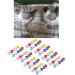 Perfk 50 Multi-Colored Aluminum Pigeon & Chicken Leg Rings - Identification Bands for Birds & Poultry - Buy Online on GoSupps.com