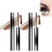 INSTR Olivia Blaire Iron Wand Mascara 3D Curling Eyelash Iron Mascara Curling Iron Mascara Waterproof Long Lasting Lash Extensions Mascara Volume & Length Without Smudging (2PCS-brown)