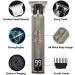 Professional Men's Hair Clipper Beard Trimmer Men's Hair Trimmer USB Rechargeable Portable Electric Shaver LED Screen Suitable for Adults and Barbers - Buy Online on GoSupps.com