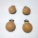 5pcs Natural Beech Wood Pacifier Clips for DIY Wooden Pacifier Chain - 3cm/5pcs - Buy Online on GoSupps.com