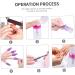 500pi ces Lingettes Non Pelucheuses Pour Dissolvant Vernis Ongles Avec Flacon Pompe Rose Lingettes Nettoyantes Manucure Pour Femme Et Salon - Buy Online on GoSupps.com