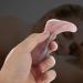 Frcolor 2-in-1 Jade Trigger Point Massage Tool & Acupuncture Pencil - Portable Face Spatula & Nasal Scraper - Pink Massage Comb (11x4.5cm) - International Shipping Available - Buy Online on GoSupps.com
