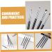Outanaya 4pcs Eyeliner Brush Horse Hair Wooden Handle Black Eye Precision Brush - Buy Online on GoSupps.com