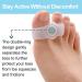 Welnove Bunion Corrector Toe Separators - Pack of 12, 2-Loop Big Toe Spacer for Bunion & Overlapping Toes (White) - Buy Online on GoSupps.com
