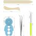 Paper Quilling Tools Set - 12 Pack Assorted Sizes for DIY Art Projects - Buy Online on GoSupps.com