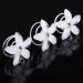 Musuntas 8 Pcs White Flower Bridal Hairpins - Elegant Pearl & Rhinestone Wedding Accessories - Buy Online on GoSupps.com