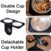 LUXIAOBAO Reptile Water Food Bowl Gecko Feeder Ledge-Small Gecko Food Cup for Reptiles Food and Water Feeding (Screw type) - Buy Online on GoSupps.com