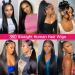 Qmaple 16 Inch 360 Lace Front Wig | Straight HD Lace | Pre Plucked | Glueless Human Hair Wig for Black Women - Buy Online on GoSupps.com
