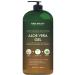 Pure Aloe vera gel - with 100% Fresh & Pure Aloe Infused with Stem Cells, Collagen, Tea Tree Oil - Natural Raw Moisturizer for Face, Skin, Body, Hair. Perfect for Sunburn, Acne, Razor Bumps 16.9 fl oz Stem Cell & Collagen