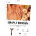 BCOATH Wooden Massage Comb - 5-Tine Body Massager for Easy Relaxation | Creative Wooden Tool for Relaxation & Scraping - Buy Online on GoSupps.com