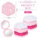 30 Pcs Mini Rose Flower Compact Mirrors - Handheld Pocket Makeup Mirror Bulk for Women & Girls - Perfect for Bridal Party Favors, Travel, and Valentine's Day Gifts - Buy Online on GoSupps.com