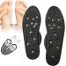 Magnetic insole for women men magnetic massage insoles magnetic shoe inserts for weight loss acupressure massage breathable deodorant promote circulation fatigue 41-48