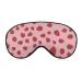 Strawberry Fruits Pattern Sleep Mask for Women Adjustable Sleeping Eye Shades Cover with Elastic Strap