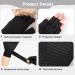 Compression Fingerless Gloves for Carpal Tunnel Relief | Adjustable Breathable Copper Gloves Pair - Buy Online on GoSupps.com