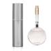 AC00SI Perfume atomiser Magnetic Lid Refillable Perfume Bottle Portable and Leak-proof Bottom Fill Suitable for Women and Men Travel and Gifts 5ml (Silver) silver 5ml
