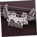 FRCOLOR 1pc Flower Leaf Comb Pearl Clips for Hair Wedding Headpiece Bride Hair Accessory Pearl Wedding Hair Accessories Bridal Headpiece Womens Hair Clips Hairpin Woman Alloy Fashion White - Buy Online on GoSupps.com